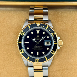 1991 Rolex Submariner 40mm 16613LN Two-Tone Black Dial