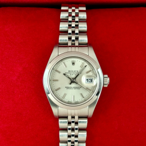 2002 Rolex Lady Datejust 26mm 79160 Stainless Steel Jubilee Silver Dial