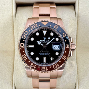 2021 Rolex GMT-Master II "Rootbeer" 40mm 126715CHNR Rose Gold