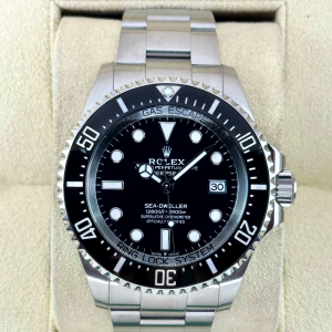 2023 Rolex Deepsea 44mm 136660 Stainless Steel Black Dial