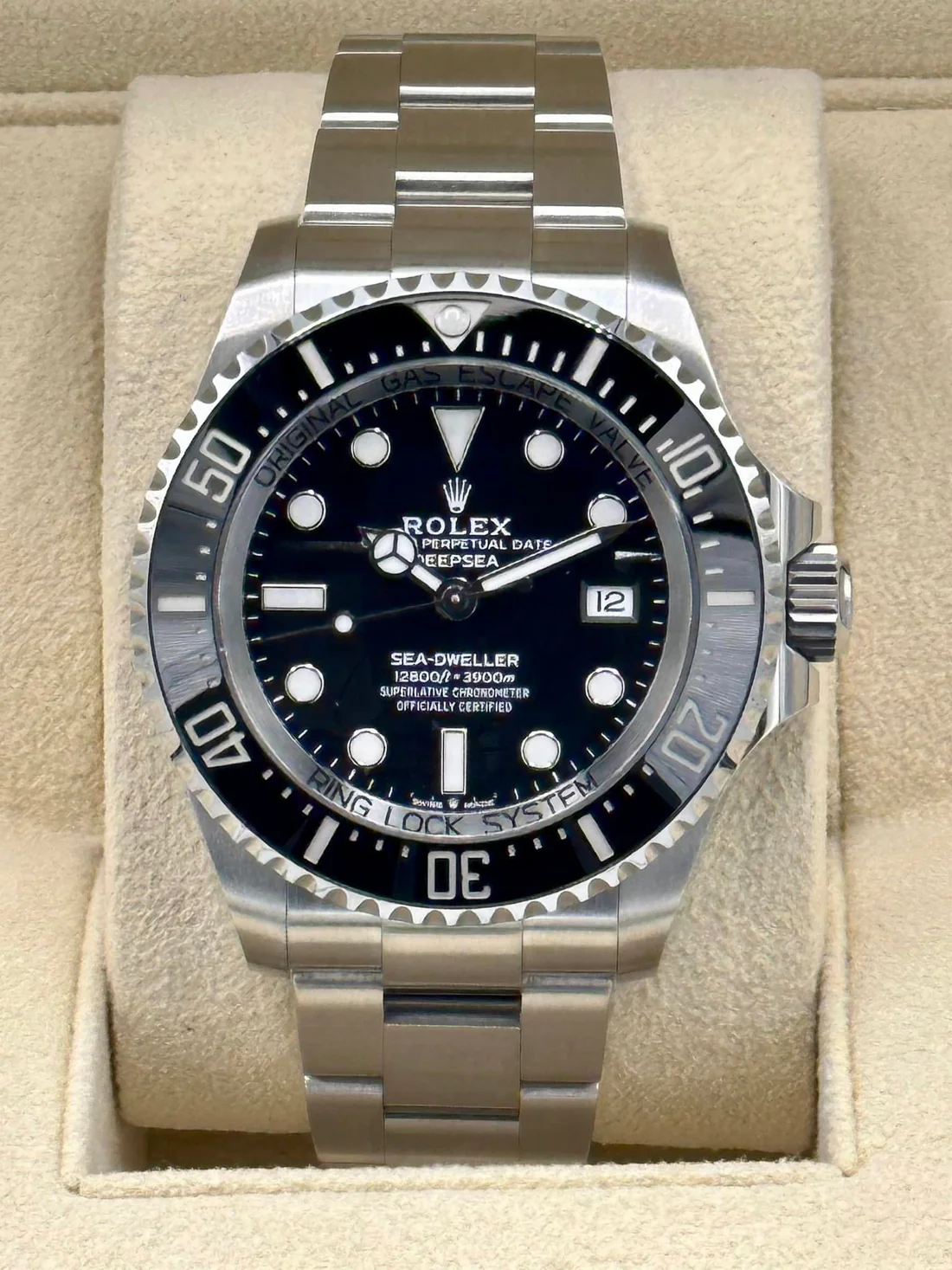 2022 Rolex Deepsea 44mm 136660 Stainless Steel Black Dial