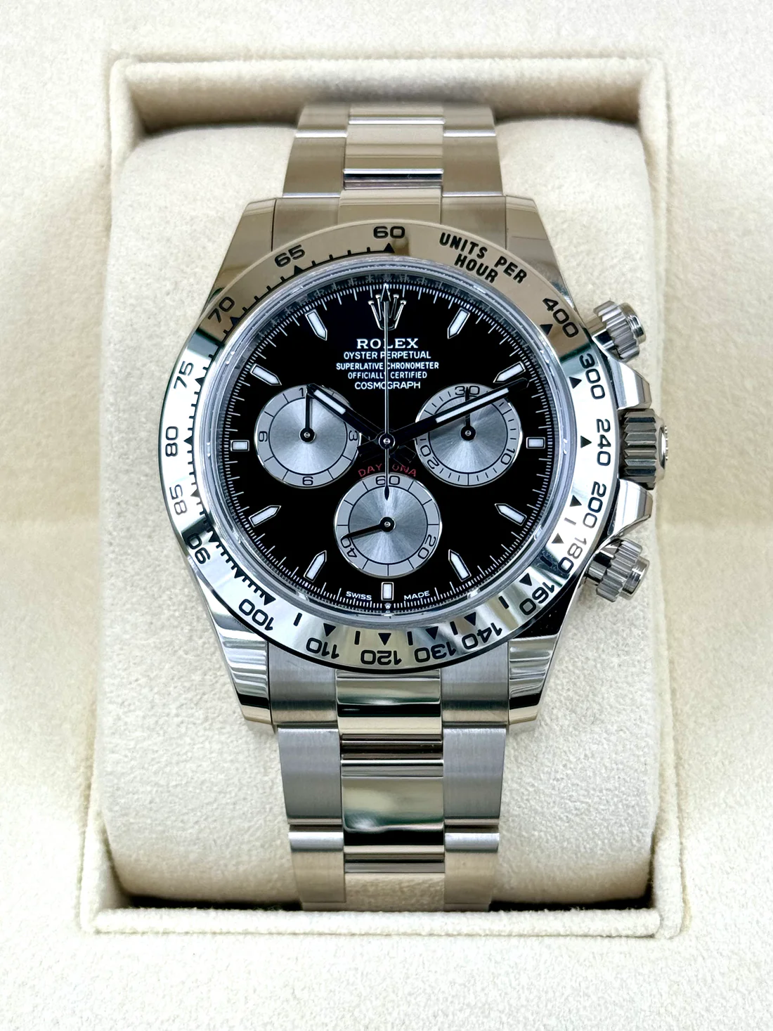 NEW 2025 Rolex Daytona 40mm 126509 White Gold Black Dial