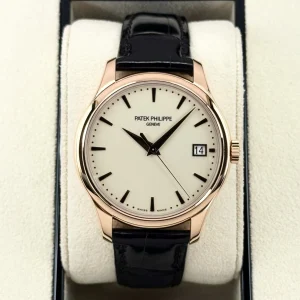 NEW 2022 Patek Philippe Calatrava 39mm 5227R Rose Gold Ivory Dial