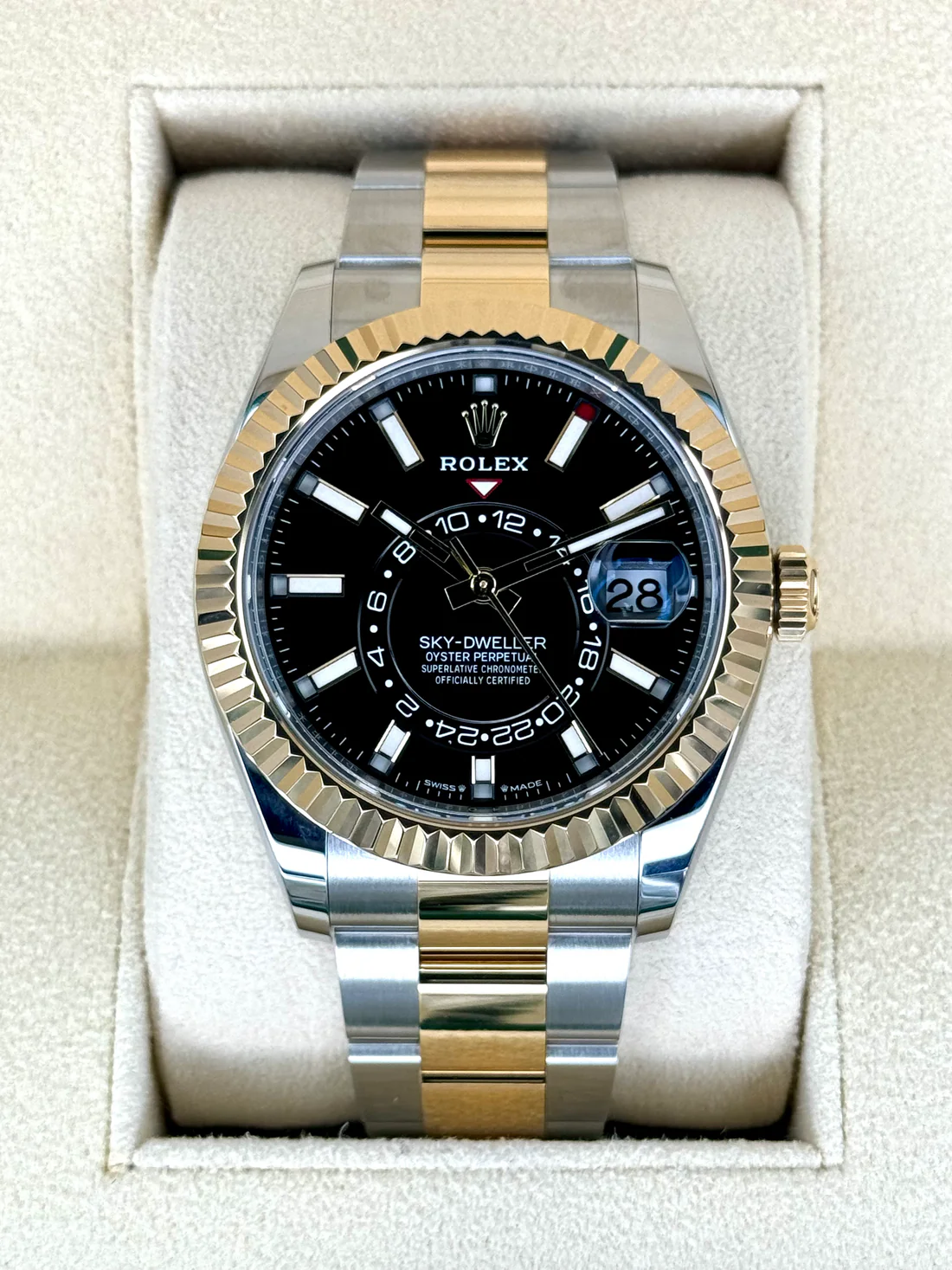 NEW 2025 Rolex Sky-Dweller 42mm 336933 Jubilee White Dial