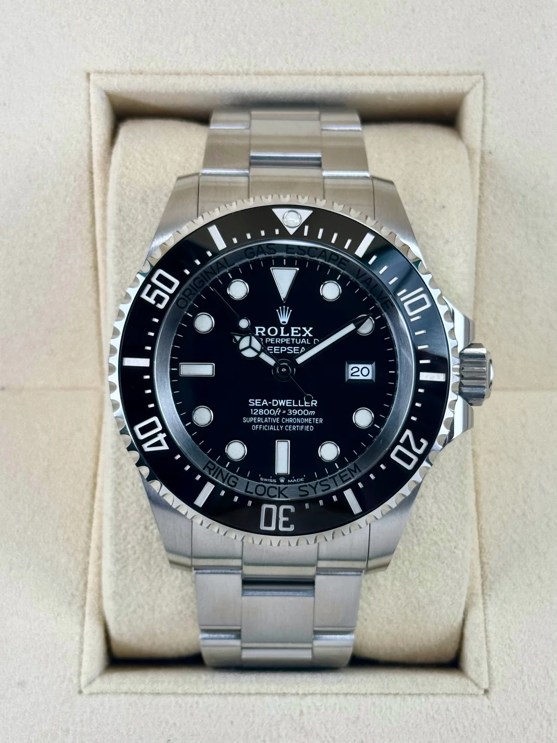 2021 Rolex Deepsea 44mm 126660 Stainless Steel Black Dial