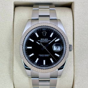 NEW 2025 Rolex Datejust 41mm 126334 Oyster Black Dial