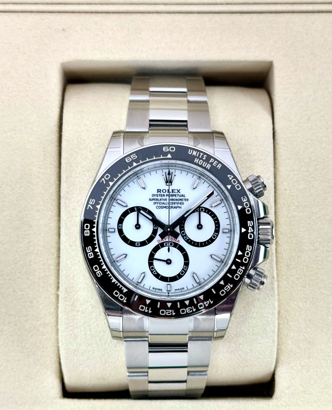 NEW 2025 Rolex Daytona 40mm 126500LN Stainless Steel Panda Dial