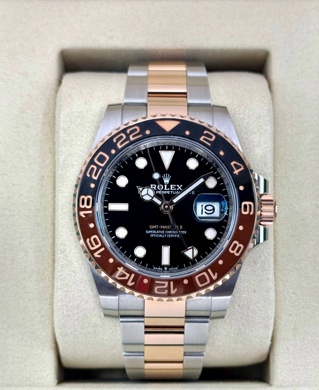 NEW 2025 Rolex GMT-Master II "Rootbeer" 40mm 126711CHNR Two-Tone