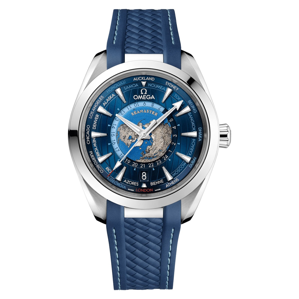 Omega 220.12.43.22.03.001 Aqua Terra 150m Master Co-Axial GMT...