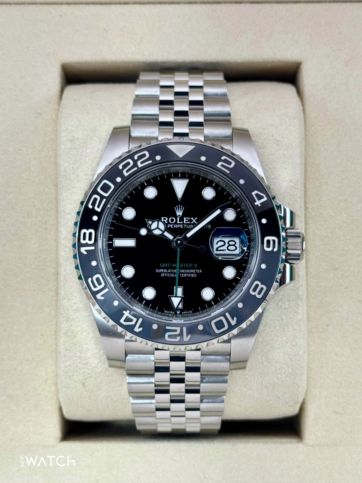 NEW 2025 Rolex GMT-Master II "Bruce Wayne" 40mm 126710GRNR Jubilee